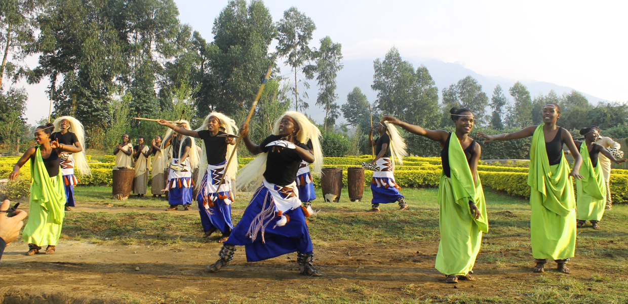 Rwanda's Traditional And Cultural Dance Being Performed