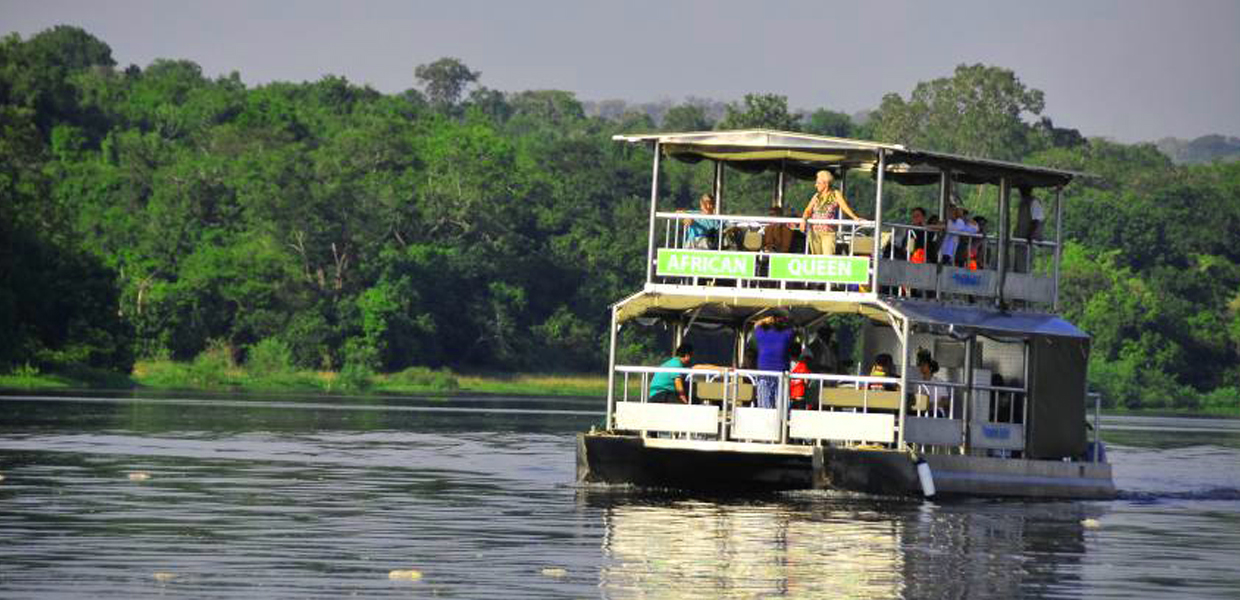 Boat cruise along the Nile in Murchison Falls National Park. Credit: Uganda Wildlife Authority