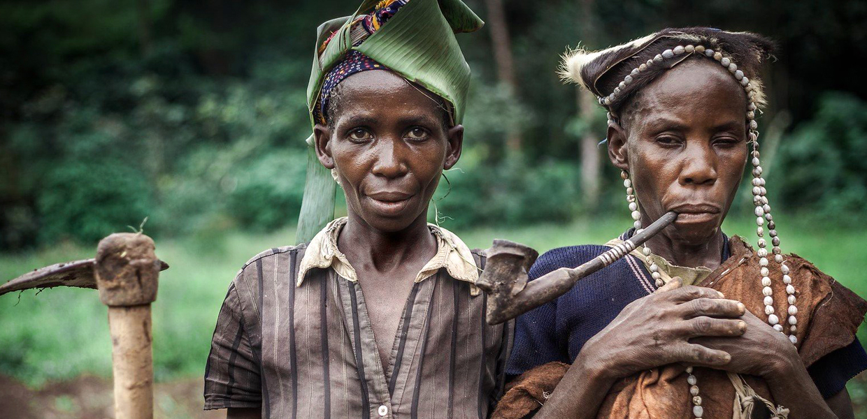 Batwa Women, To Encounter On Your Journey To Uganda. Credit: Gorilla Land Safaris