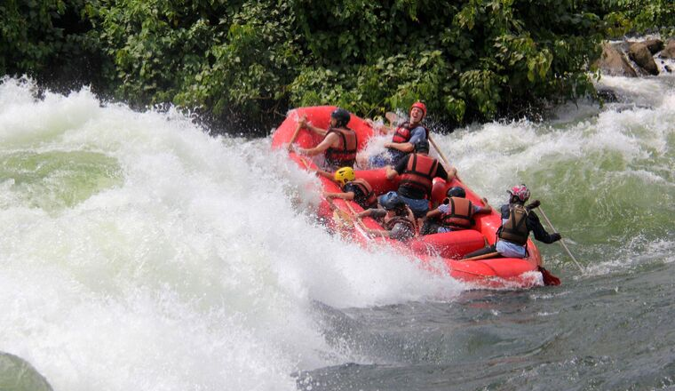 Whitewater Rafting In Jinja.